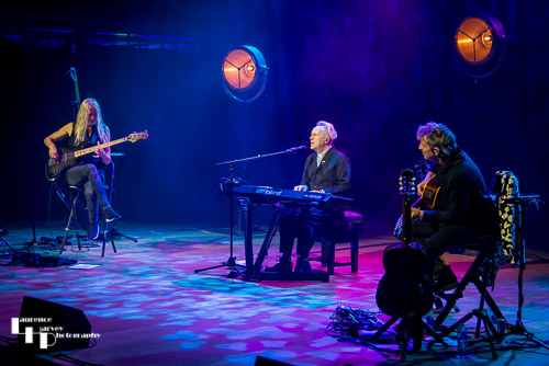 Howard Jones Acoustic Trio on stage at The Apex
