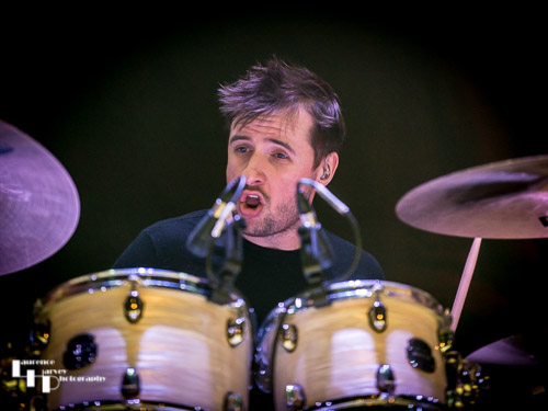 Andrew Scott on drums