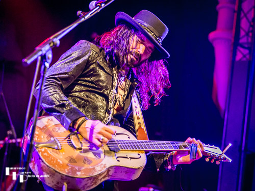 Troy Redfern on slide guitar & vocals