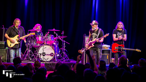 The Walter Trout Band on stage at The Apex