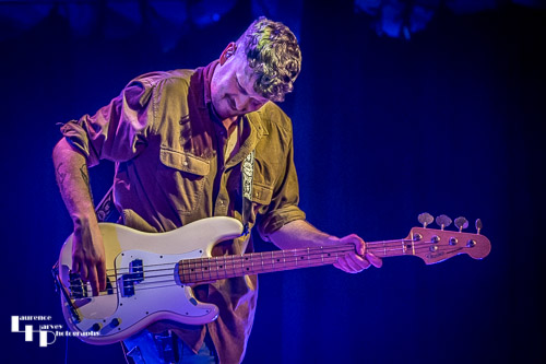 Jake Dickens on bass