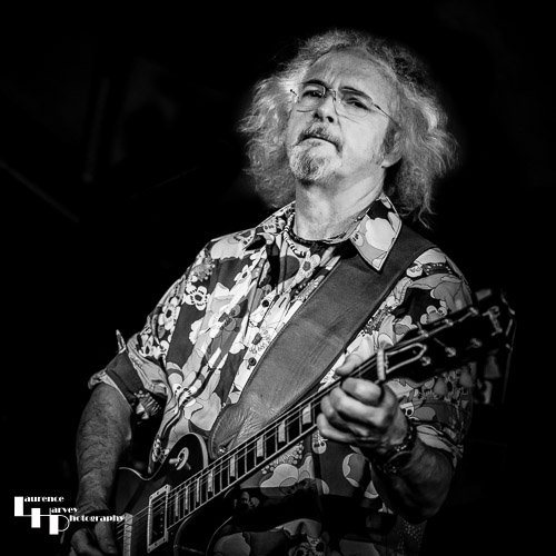 Toby Jones on guitar