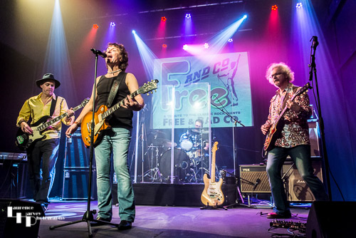 Free & Co. on stage at Sudbury Quay Theatre