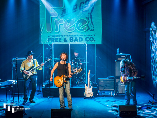 Free & Co. on stage at Sudbury Quay Theatre