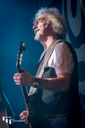 Toby Jones on guitar