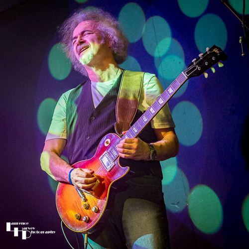 Toby Jones on guitar