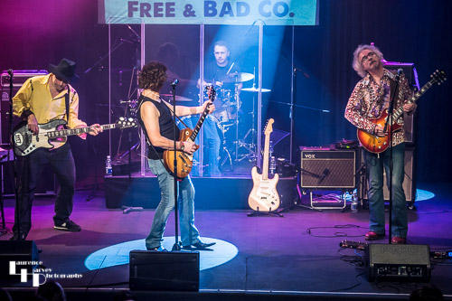 Free & Co. on stage at Sudbury Quay Theatre