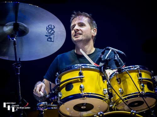 Andrew Scott on drums