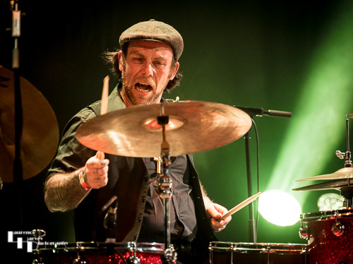 Ash Sheehan on drums