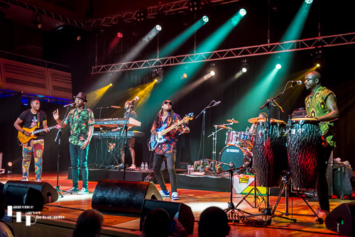 Mokoomba on stage at The Apex