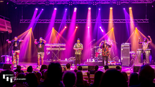 Mokoomba on stage at The Apex