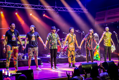Mokoomba on stage at The Apex