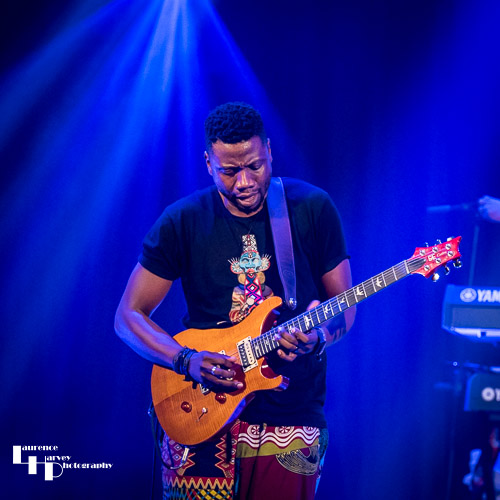 Trustworth Samende on guitar