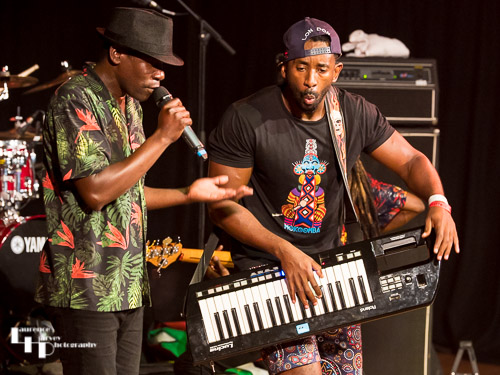 Mathias Muzaza on lead vocals & Donald Moyo on keyboard