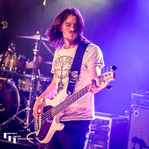 Scarlet Rebels - Carl Oag on bass