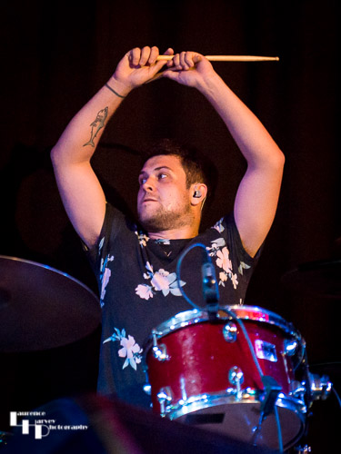 Ollie on drums