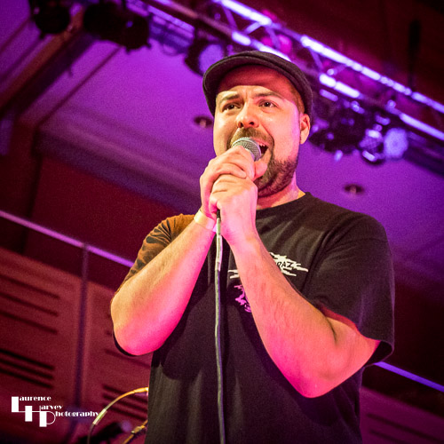 Sam Christie on vocals