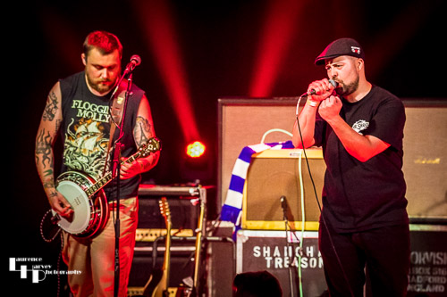 Sam Christie on vocals, Tom Hardy on banjo