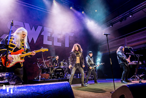The Sweet on stage at The Apex
