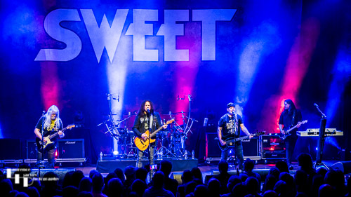The Sweet on stage at The Apex