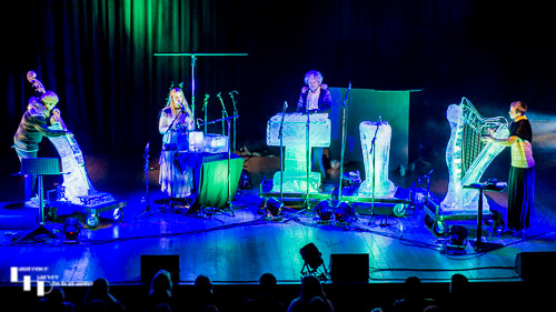 The Terje Isungset Ice Quartet on stage at The Apex