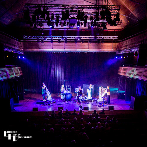 The Terje Isungset Ice Quartet on stage at The Apex