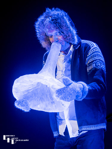 Terje Isungset on ice trumpet