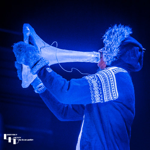 Terje Isungset on ice trumpet