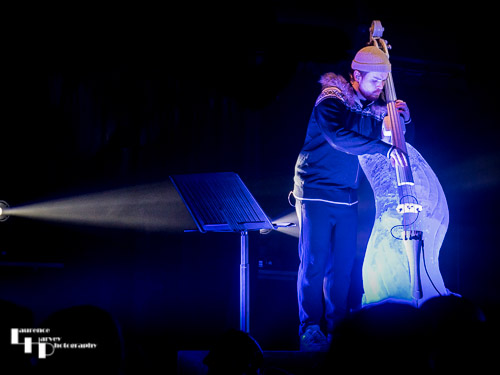 Toivo Fjose on ice bass