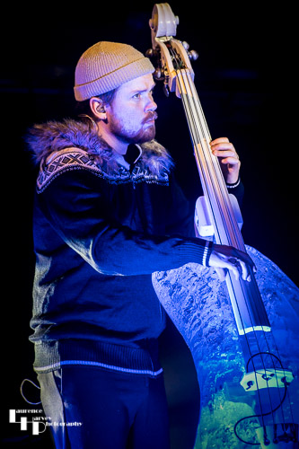 Toivo Fjose on ice bass