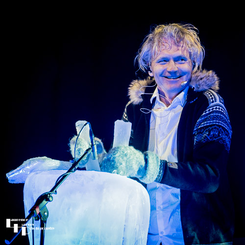 Terje Isungset on ice percussion