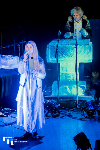 Amalie Holt Kleive on vocals & Terje Isungset on ice iceophone