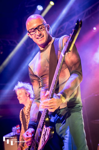Leigh Marklew on bass