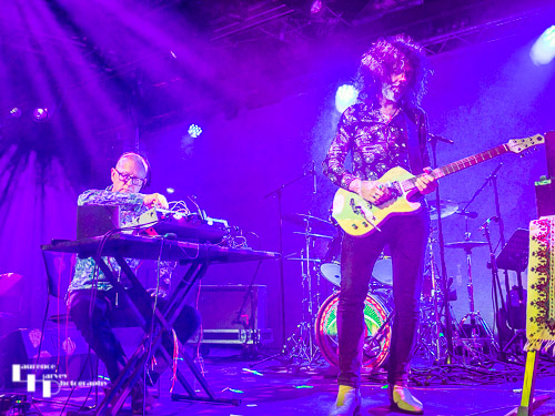 Steve Davis on modular synthesiser & Kavus Torabi on guitar