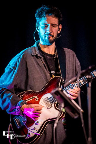 Olly Knight-Smith on guitar