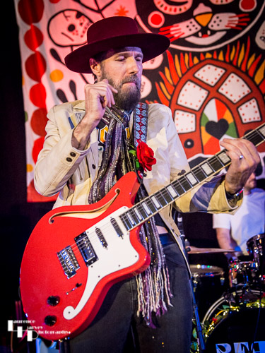 Robin Davey on guitar