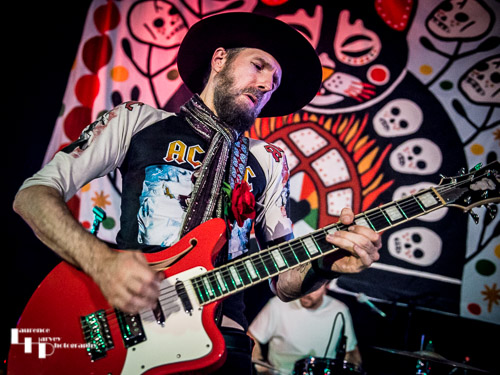 Robin Davey on guitar