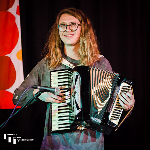 Sam Robertson on accordion