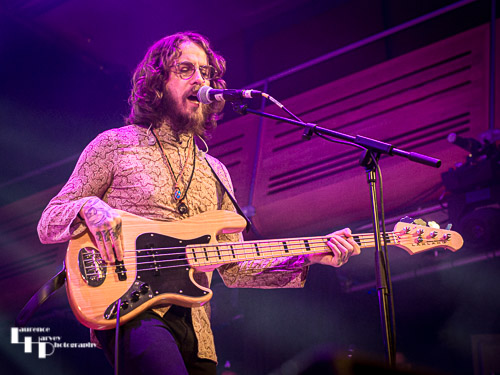 Blue Nation: Luke Weston on bass & vocals. Used for Blues In Britain article, October 2024