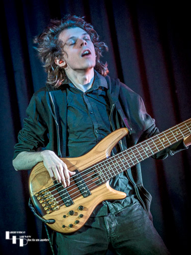 Adam Pyke on bass