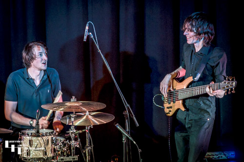 Adam Pyke on bass & Phil Wilson on drums