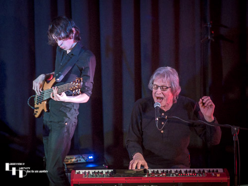 Paul Long on keyboards and vocals, Adam Pyke on bass