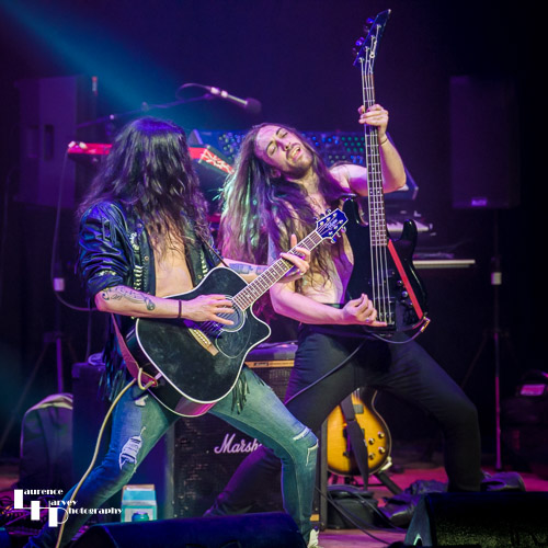 Angelo Tristan on vocals & guitar, Jack Bentley-Smith on bass