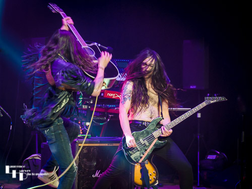 Angelo Tristan on vocals & guitar, Jack Bentley-Smith on bass