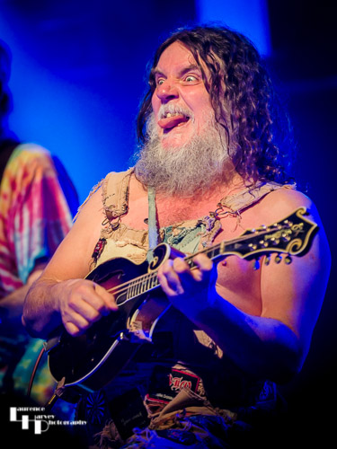 Hippy Joe Hymas on mandolin