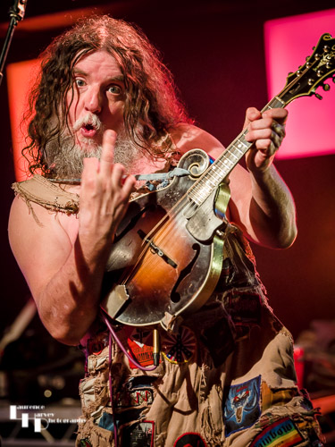 Hippy Joe Hymas on mandolin