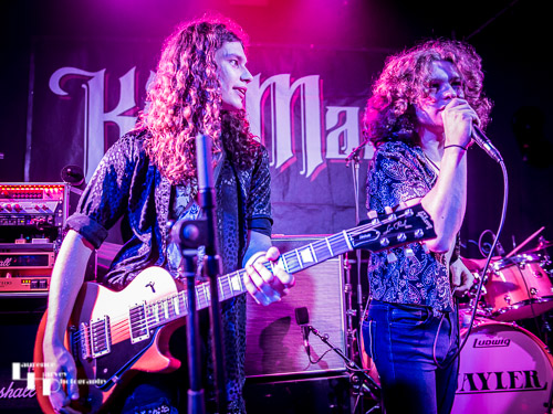 James Bartholomew on vocals & Tyler Arrowsmith on guitar