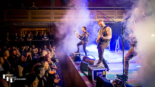 The Kris Barras Band on stage at The Apex