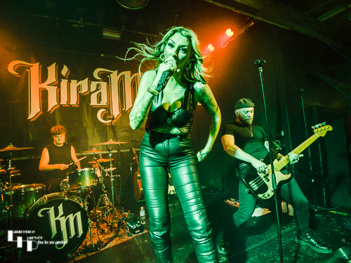 Kira Mac on stage at The Waterfront Studio