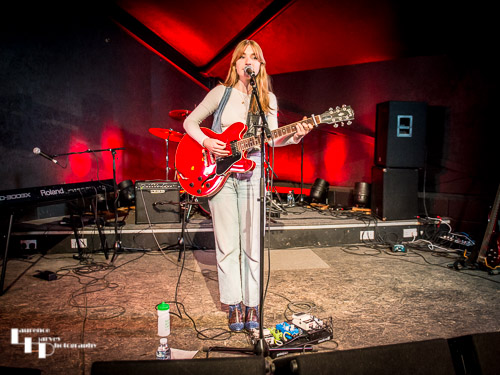 Kitty Perrin on stage at The Banham Barrel